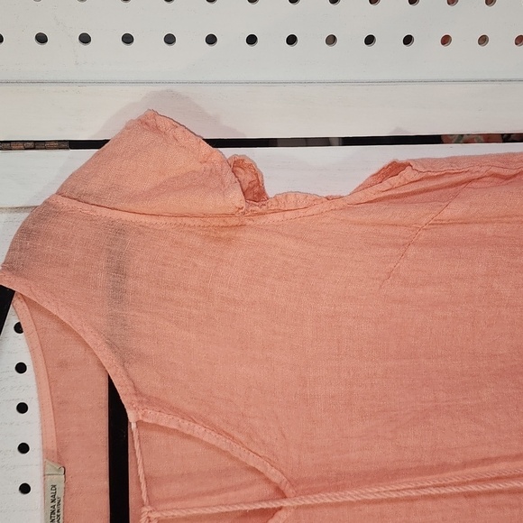 Valentina Naldi Shift Dress Size Large Linen Italian Made - Picture 4 of 8